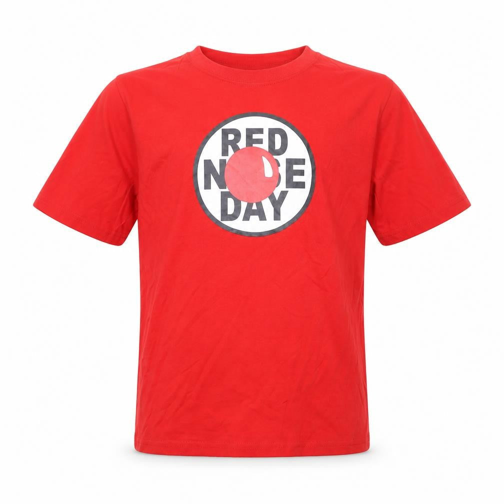 Casual Classics Boys Red Red Nose Day Graphic Cotton T-Shirt 12-13 Years