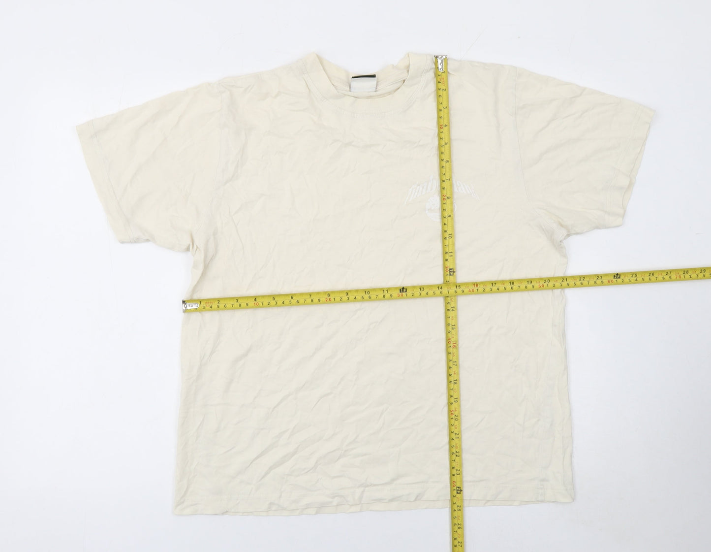 Mens UK Size L Timberland Beige  Cotton T-Shirt