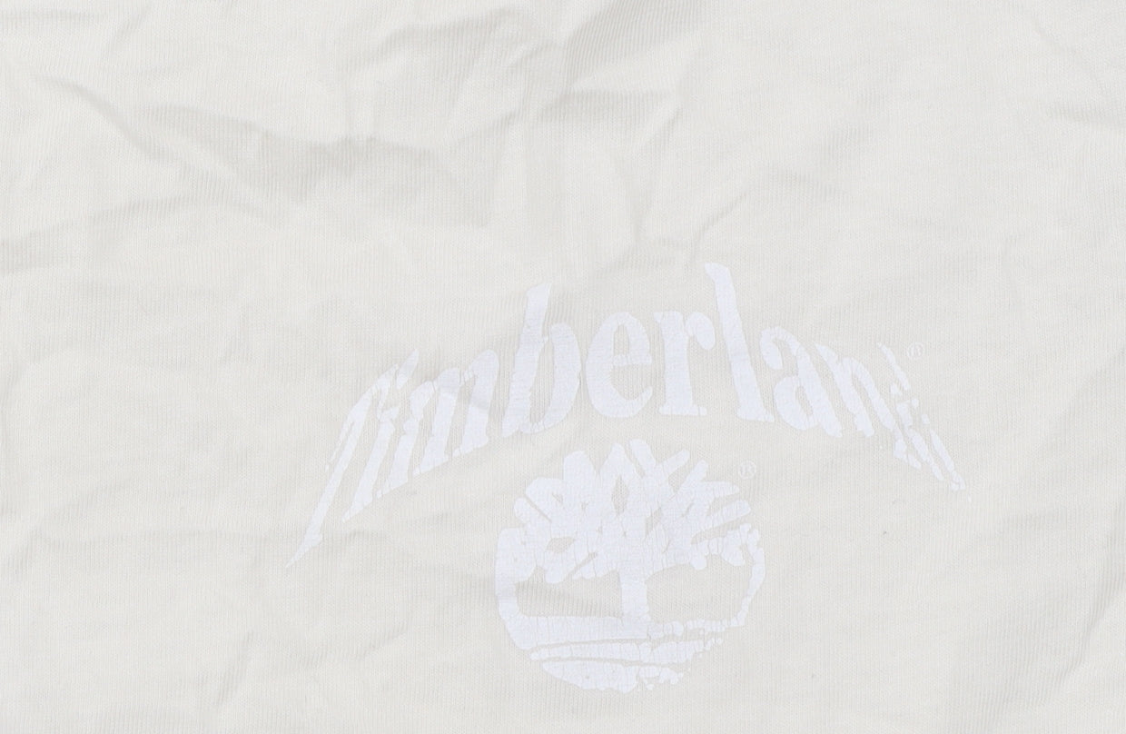 Mens UK Size L Timberland Beige  Cotton T-Shirt