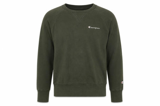 Mens UK XS Regular Champion Green Pullover Sweatshirt