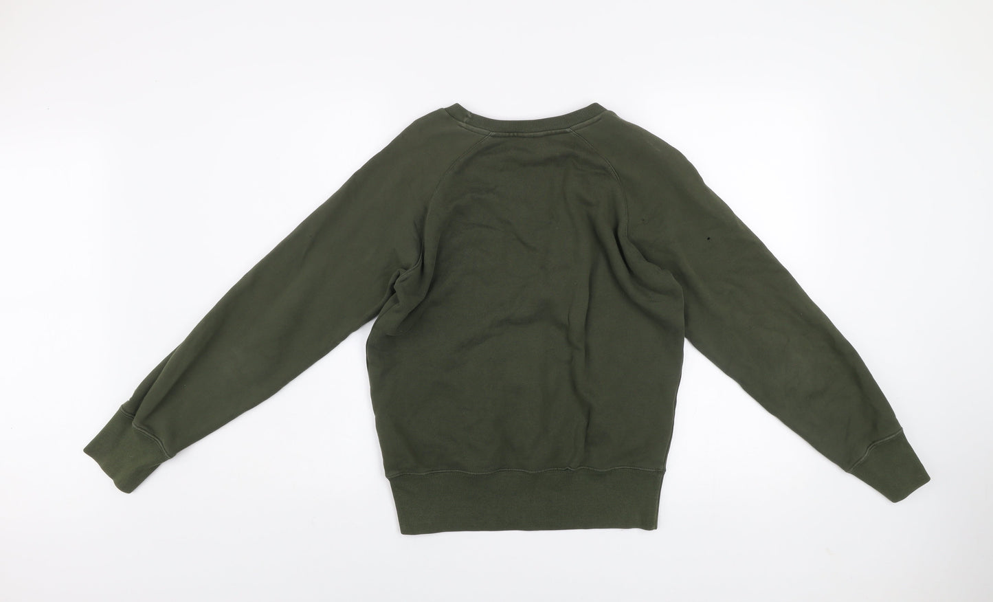 Champion Mens Green Crew Neck Pullover Sweatshirt XS Cotton