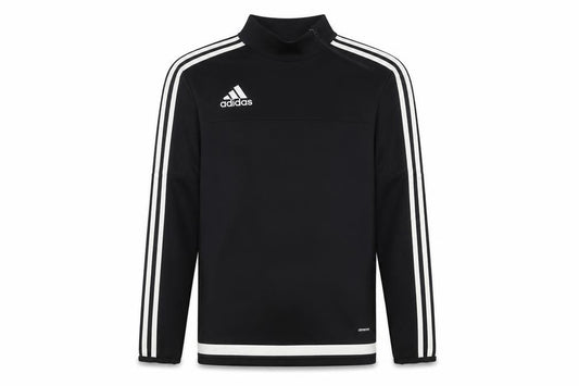 Adidas Boys Black 13-14 Years Pullover 1/4 Zip Sweatshirt