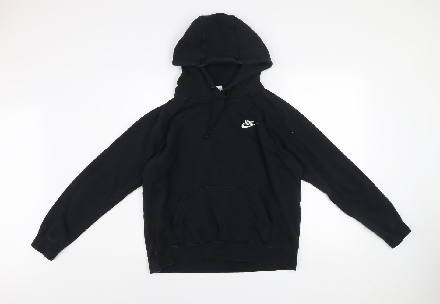 Nike Men's Black M Pullover Hoodie Sweatshirt Fleece Logo