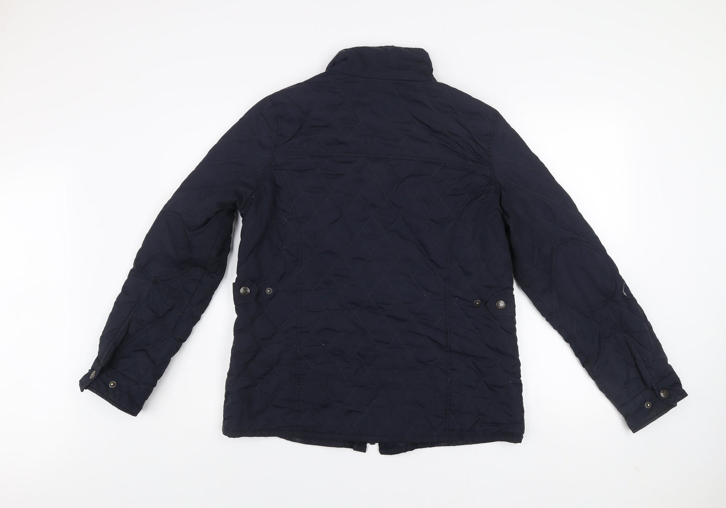Crew Clothing Co. Women's Blue Quilted Slim Fit Jacket Size 14