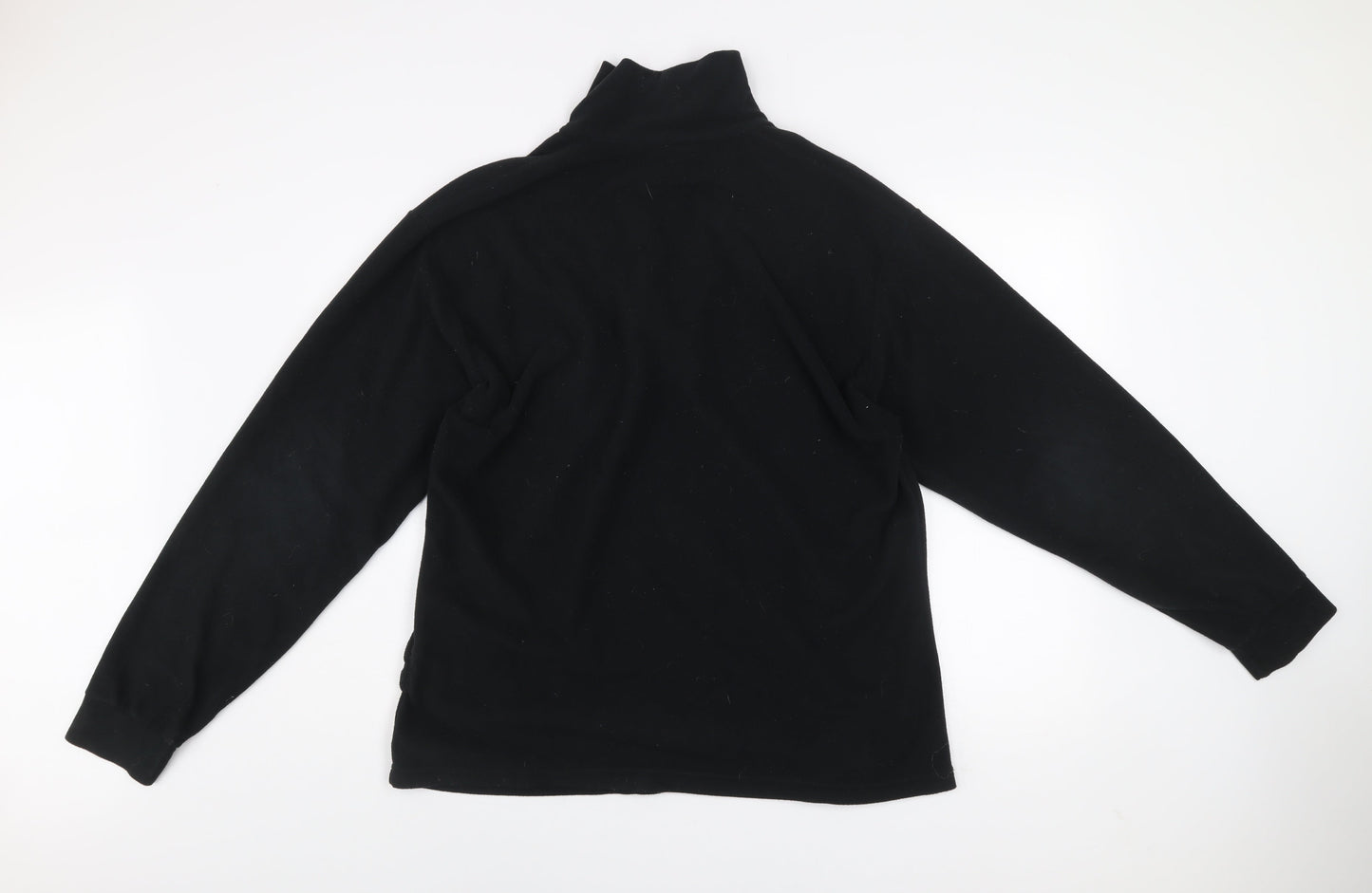 Snow+Rock Men's Black XL Fleece 1/2 Zip Pullover Sweatshirt