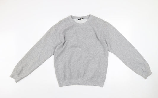 BDG Men's Grey Crew Neck Fleece Sweatshirt Size S