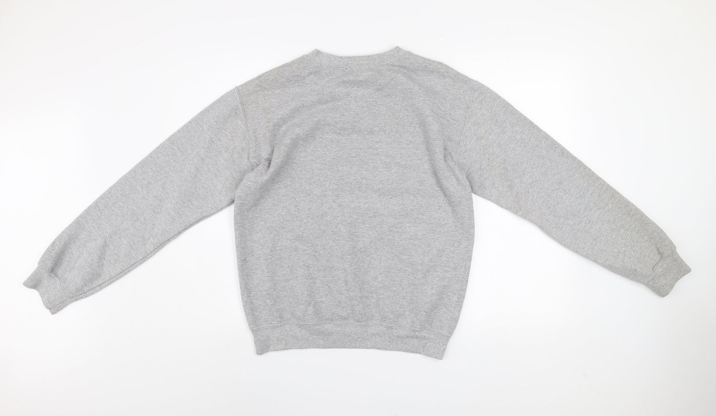 BDG Men's Grey Crew Neck Fleece Sweatshirt Size S