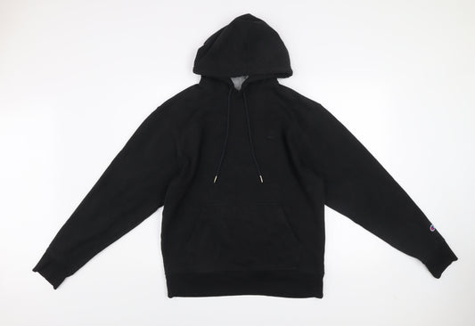 Champion Men's Black Pullover Hoodie Size M Regular Fit
