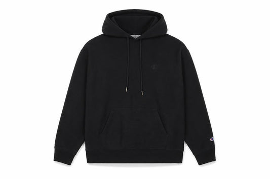 Mens UK M Regular Champion Black Pullover Hoodie