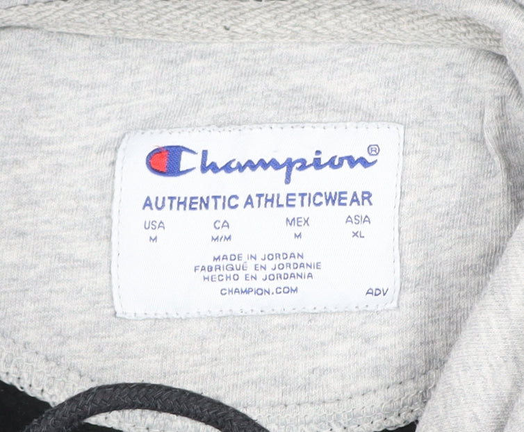 Champion Men's Black Pullover Hoodie Size M Regular Fit