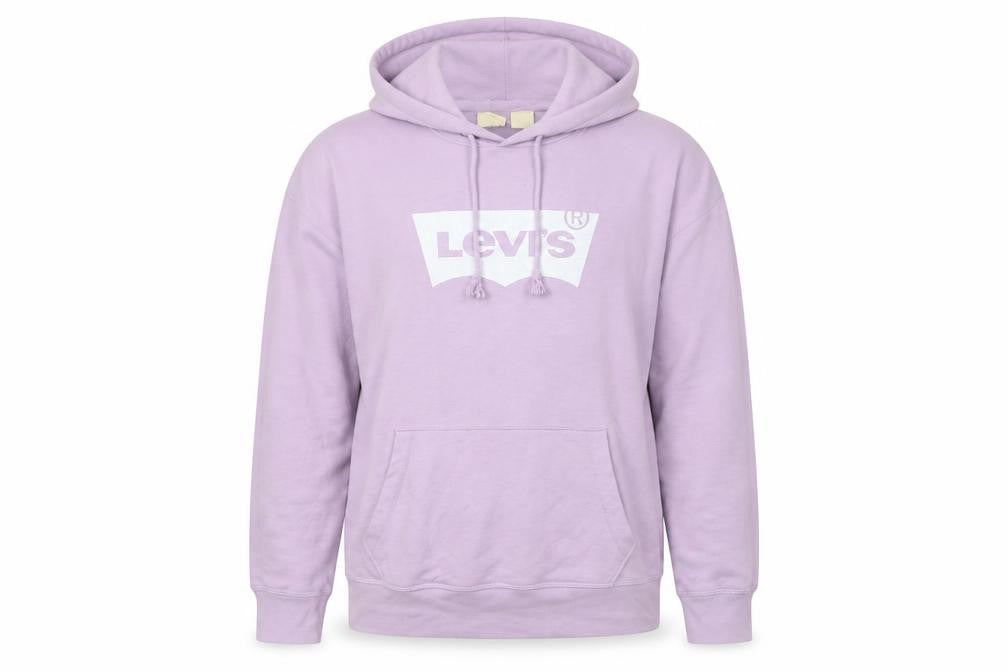 Mens UK S Regular Levi's Purple Pullover Hoodie