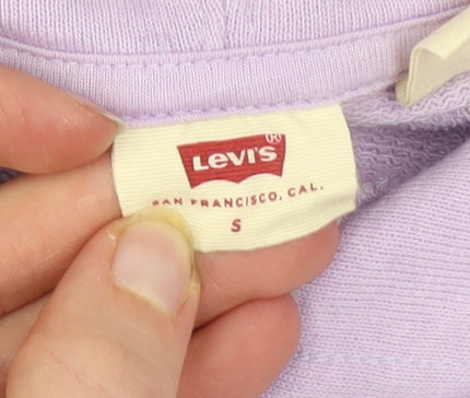 Mens UK S Regular Levi's Purple Pullover Hoodie