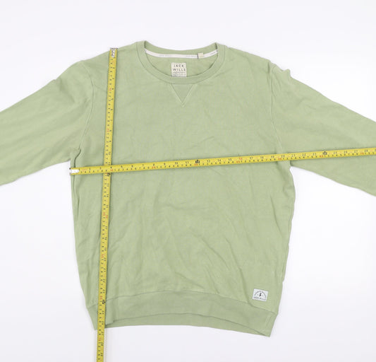 Mens UK M Regular Jack Wills Green Pullover Sweatshirt