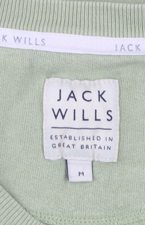 Mens UK M Regular Jack Wills Green Pullover Sweatshirt