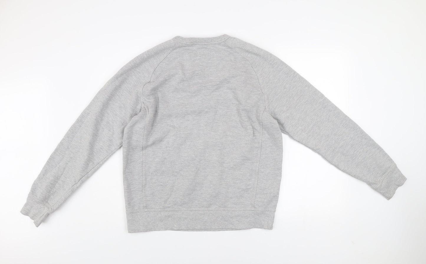 Champion Men's Grey Crew Neck Pullover Sweatshirt Size L