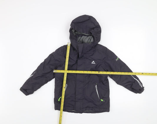 Dare 2B Boys Black Waterproof Insulated Ski Jacket 6 Years Hooded Winter Coat