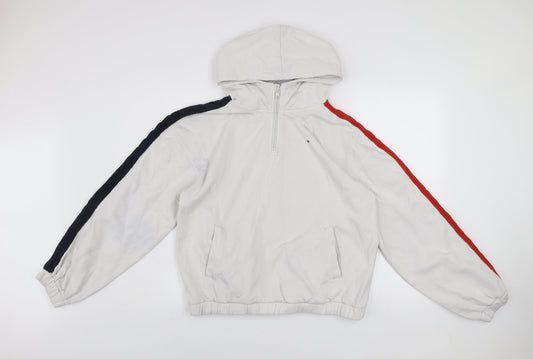 Tommy Hilfiger Men’s White 1/2 Zip Hoodie Size L