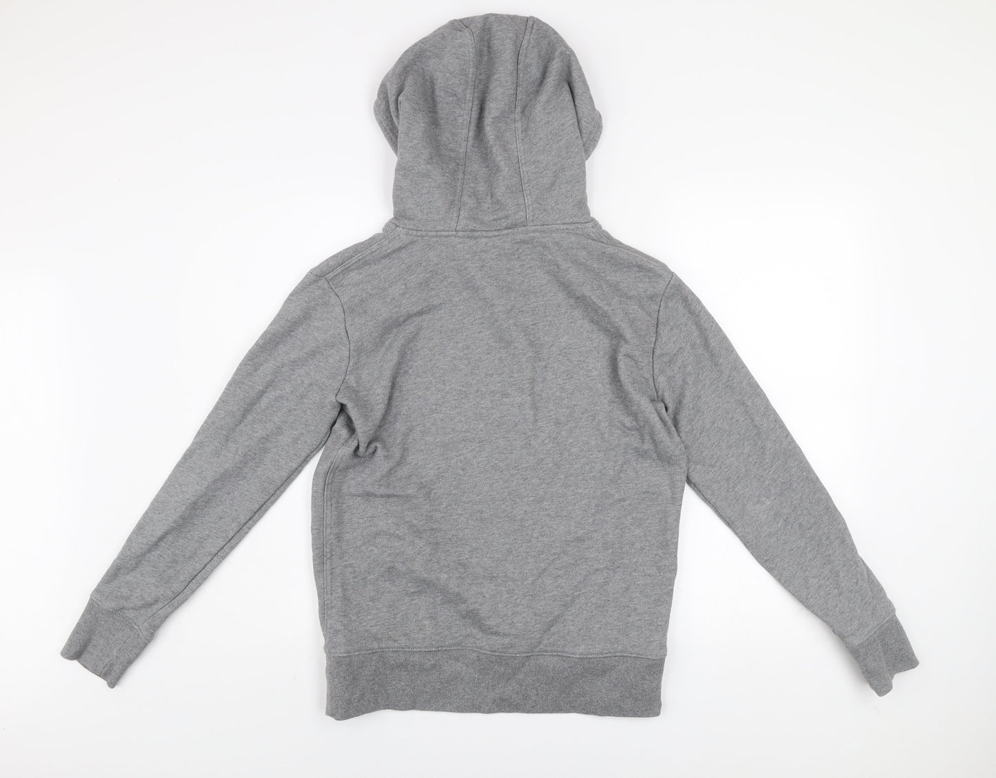 Decathlon Men's Grey Pullover Hoodie M Regular Fit Cotton Blend