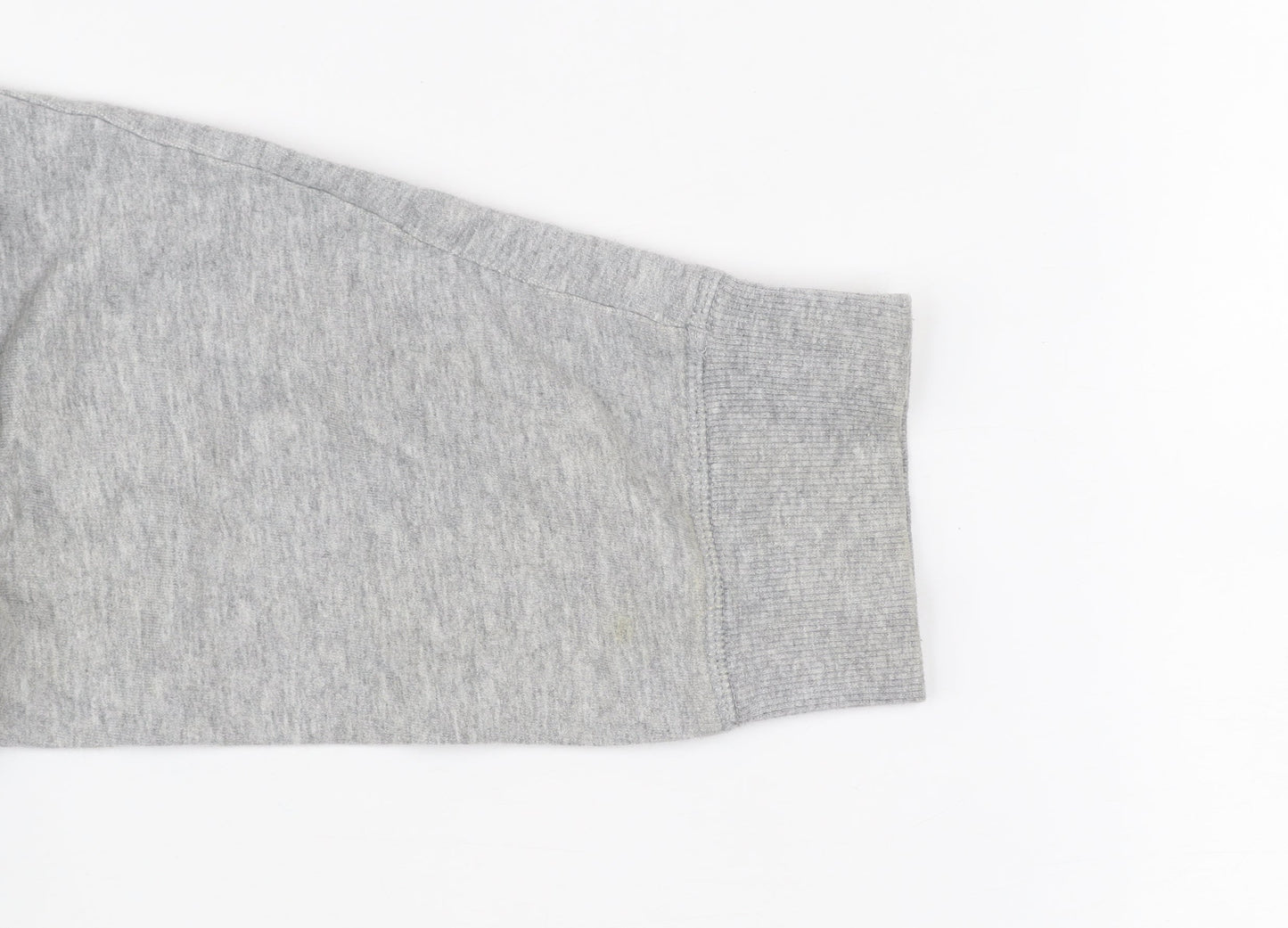 Adidas Men’s Grey Pullover Hoodie XL Sports Logo Sweatshirt