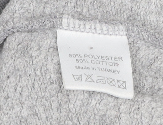 Mens UK XL Regular Jack Wills Grey Pullover Hoodie