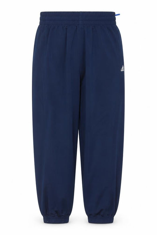 Adidas Boys Blue 7-8 Years Track Pants Quick Dry Elastic Waist Activewear