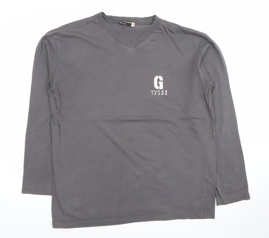 Mens UK Size L GUESS Grey  Cotton T-Shirt