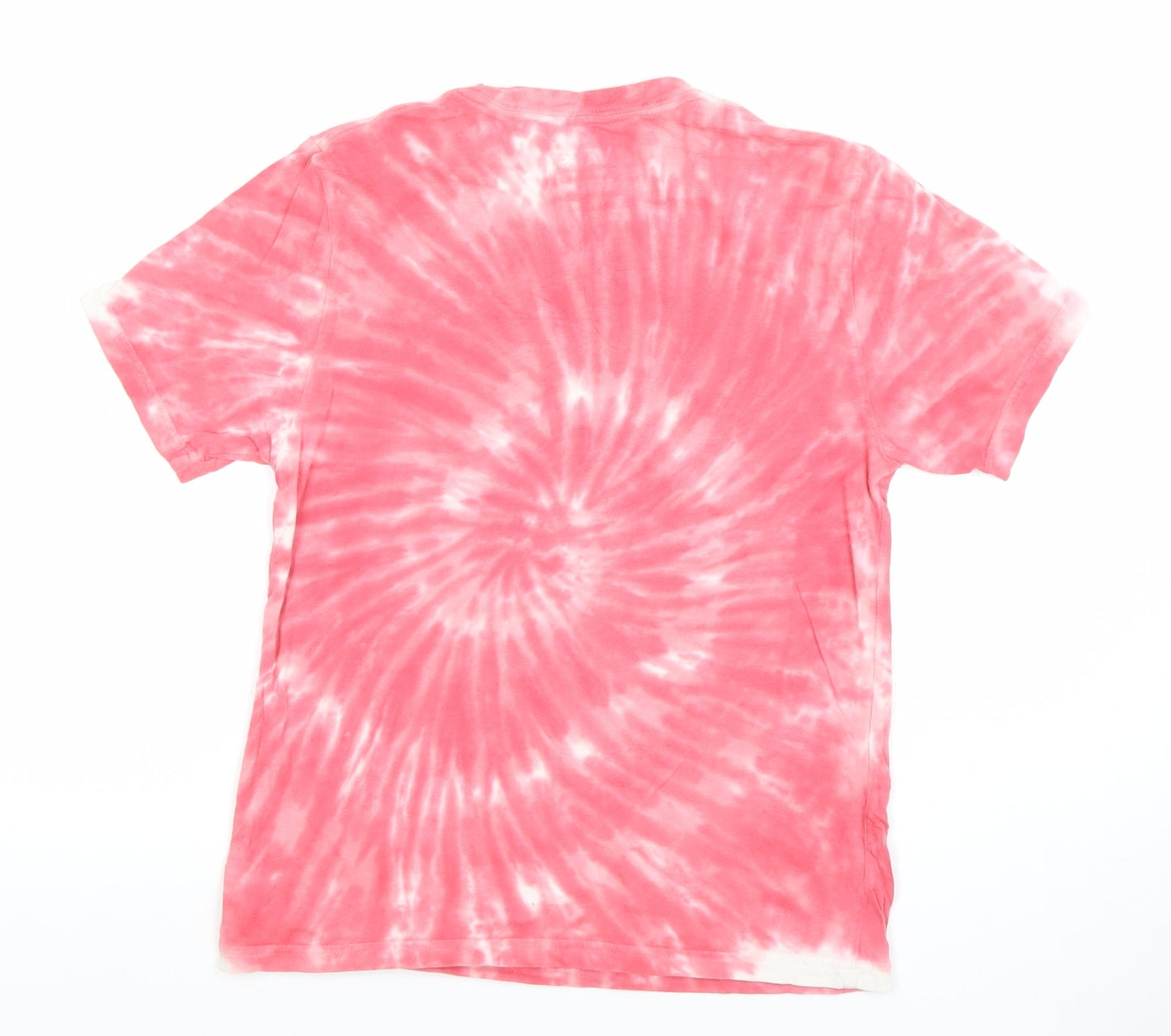 Vans Womens Pink Tie-Dye Classic Fit Cotton T-Shirt Size S
