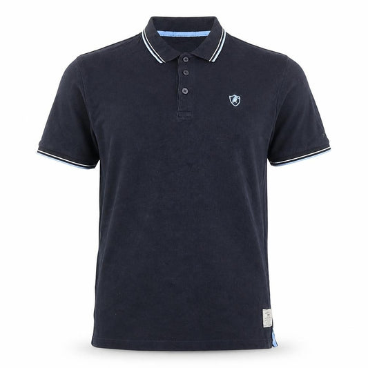 Croxley Men's Black Cotton Polo Shirt Size S Classic Fit