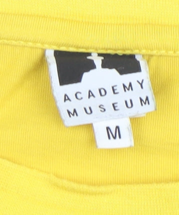 Academy Museum Men's Yellow Wizard of Oz Graphic Cotton T-Shirt M
