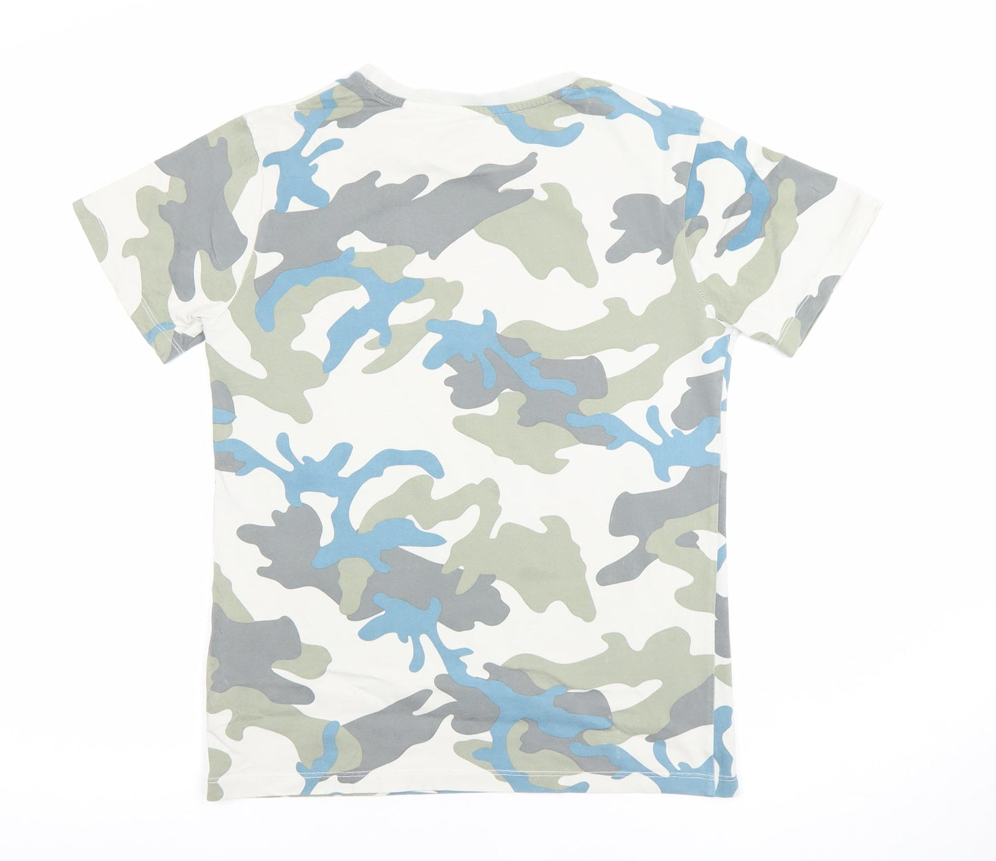 Next Boys Multicoloured Camouflage Cotton T-Shirt 11 Years Short Sleeve