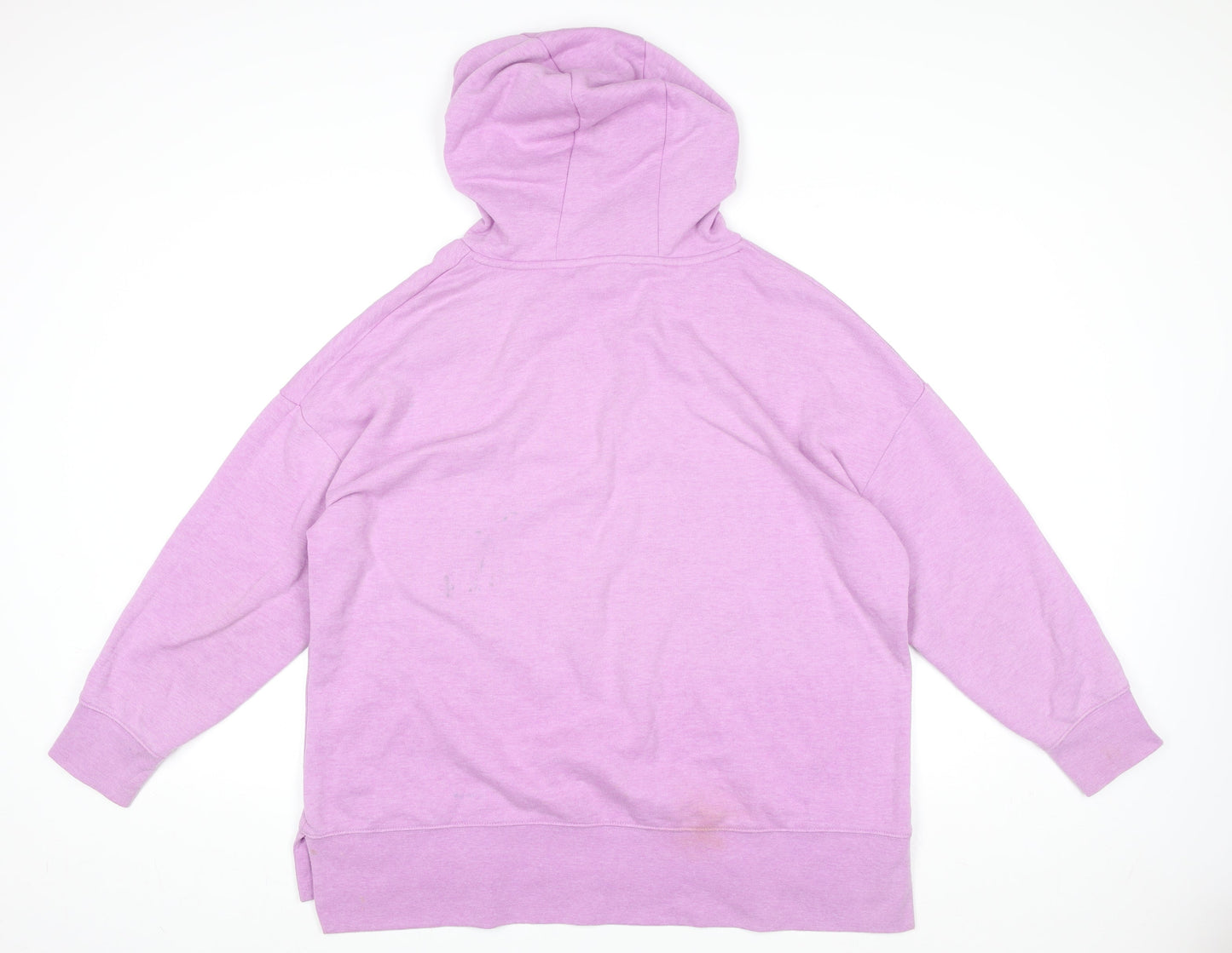 Dunnes Women’s Pink Pullover Hoodie Size L Cotton Blend