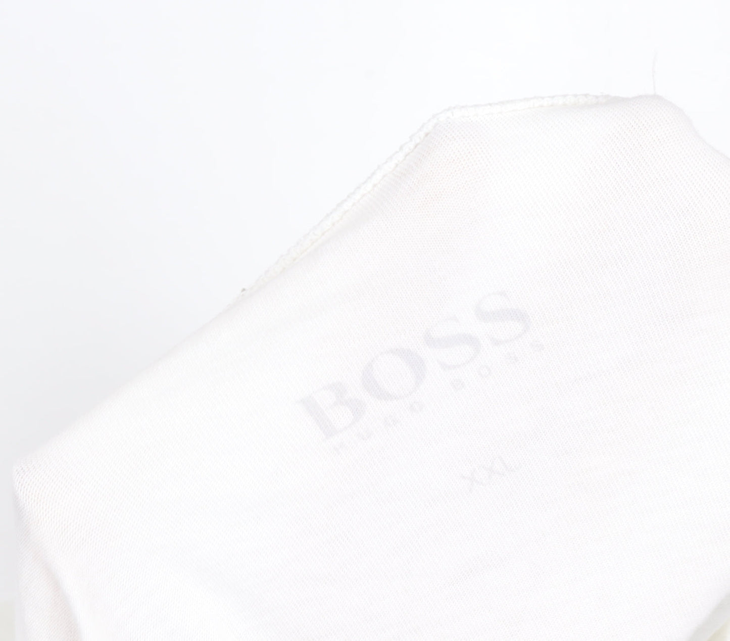 Hugo Boss Men's White 2XL Regular Fit Cotton Crew Neck T-Shirt