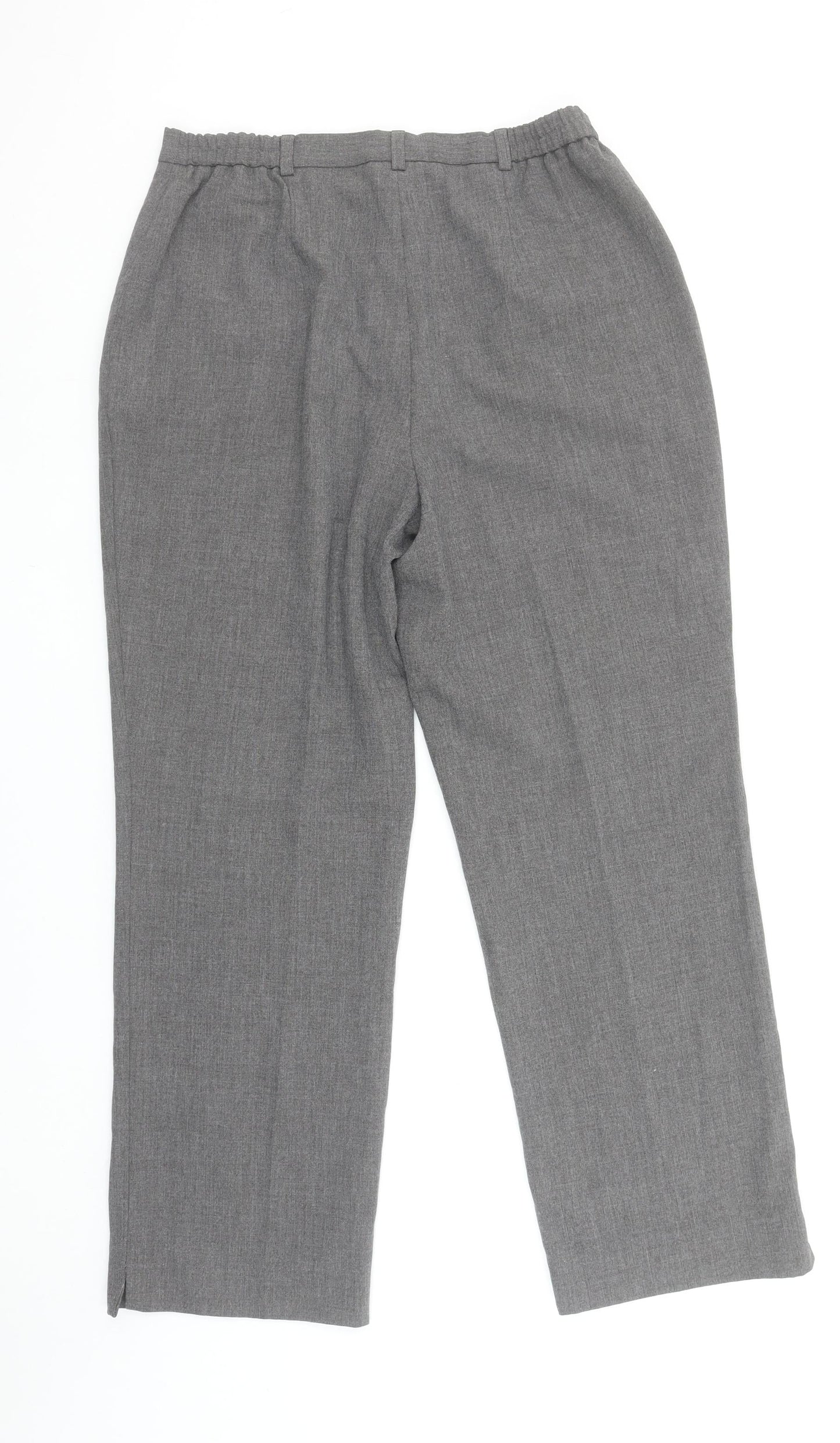 Gardeur Women's Grey Size 16 Straight Leg Dress Pants