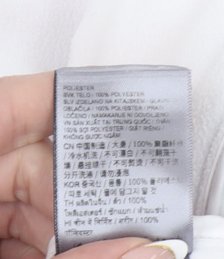 Superdry Women's White Softshell Hooded Jacket UK 12