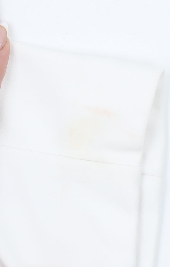 Superdry Women's White Softshell Hooded Jacket UK 12