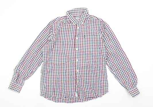 Barbour Men's Multicoloured Check Tailored Fit Cotton Shirt M