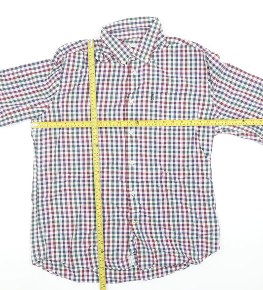 Barbour Men's Multicoloured Check Tailored Fit Cotton Shirt M