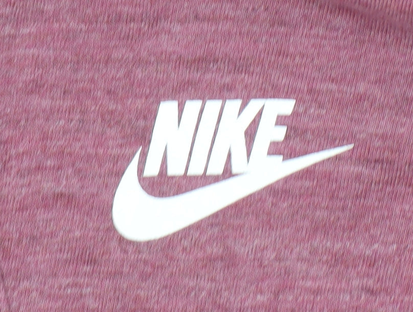 Nike Women’s Pink Full Zip Hoodie L Lightweight Sportswear