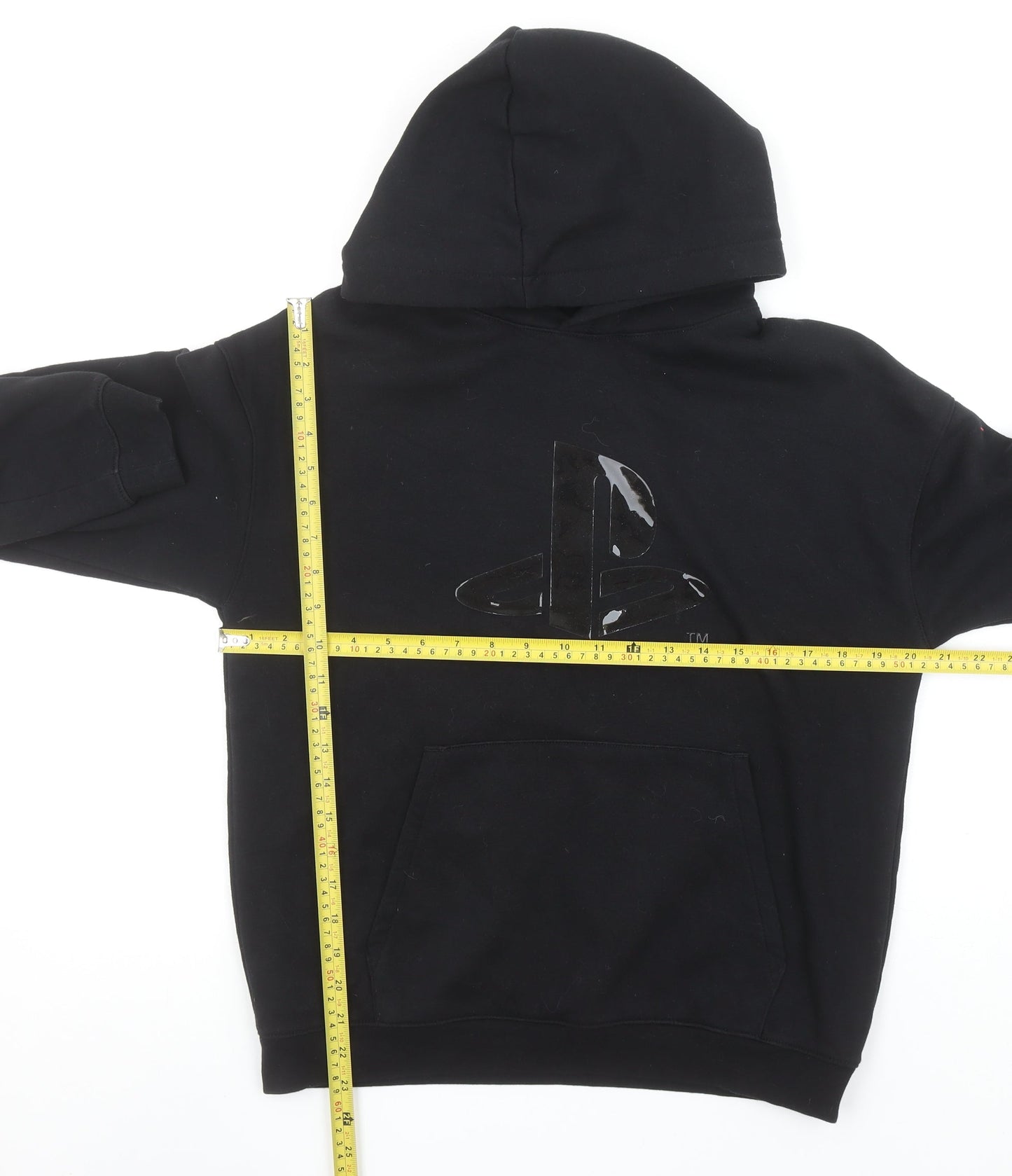 H&M Teens Black PlayStation Hooded Pullover Sweatshirt UK 12-14Y