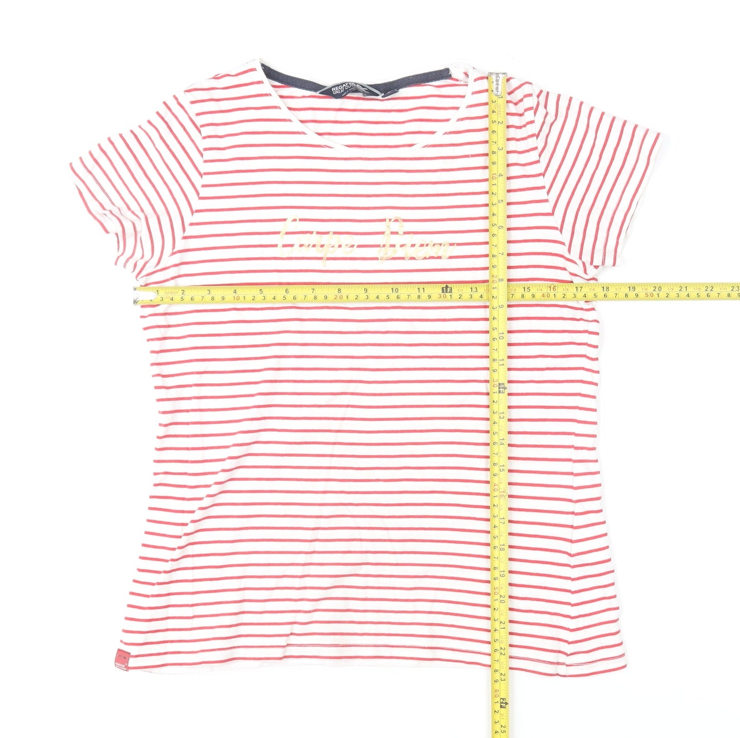 Womens UK Size 12 Regatta White 100% Cotton T-Shirt