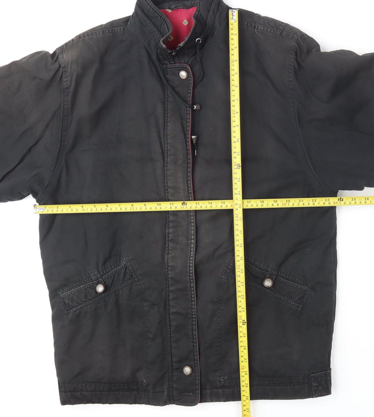 Marks and Spencer Women’s Black Cotton Lined Jacket Size 16