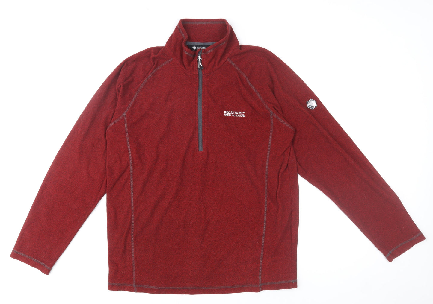 Mens UK L Regular Regatta Red Pullover Sweatshirt