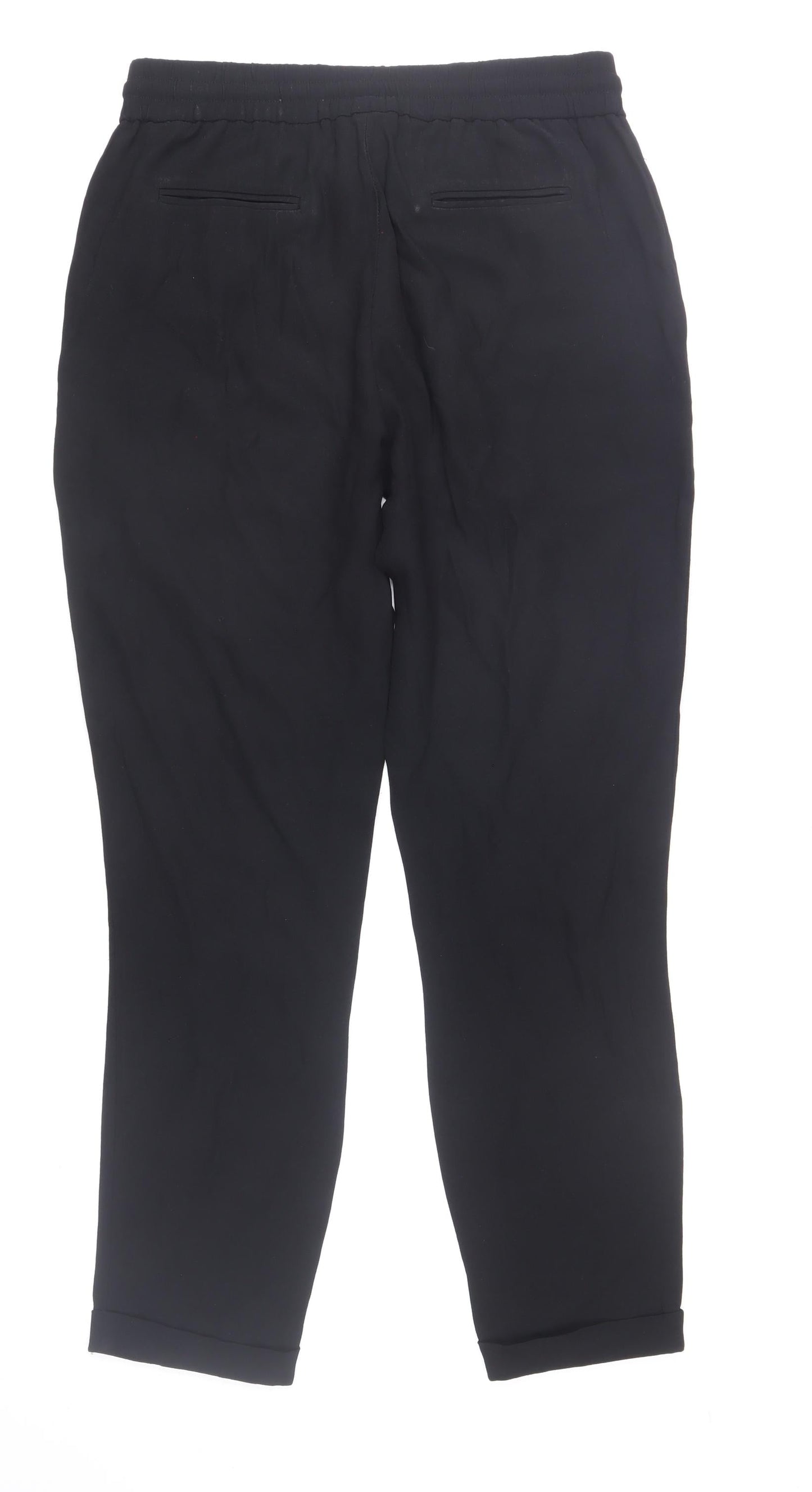 Trenery Women’s Black Jogger Trousers Size 6 Elastic Waist
