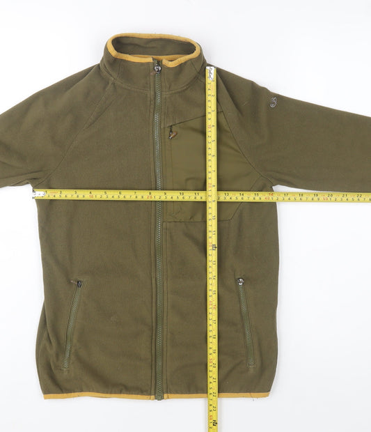 Craghoppers Boys Green Fleece Full Zip Outdoor Jacket 11-12 Years