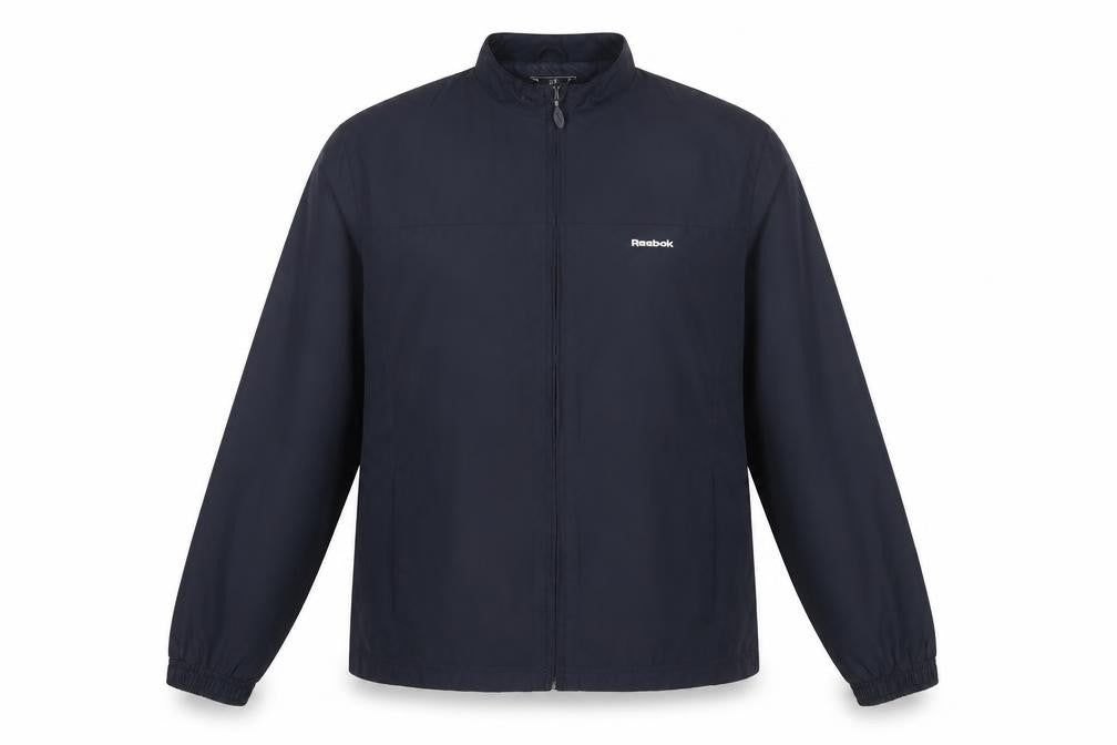 Womens UK Size 12 Regular Reebok Blue Polyester Jacket