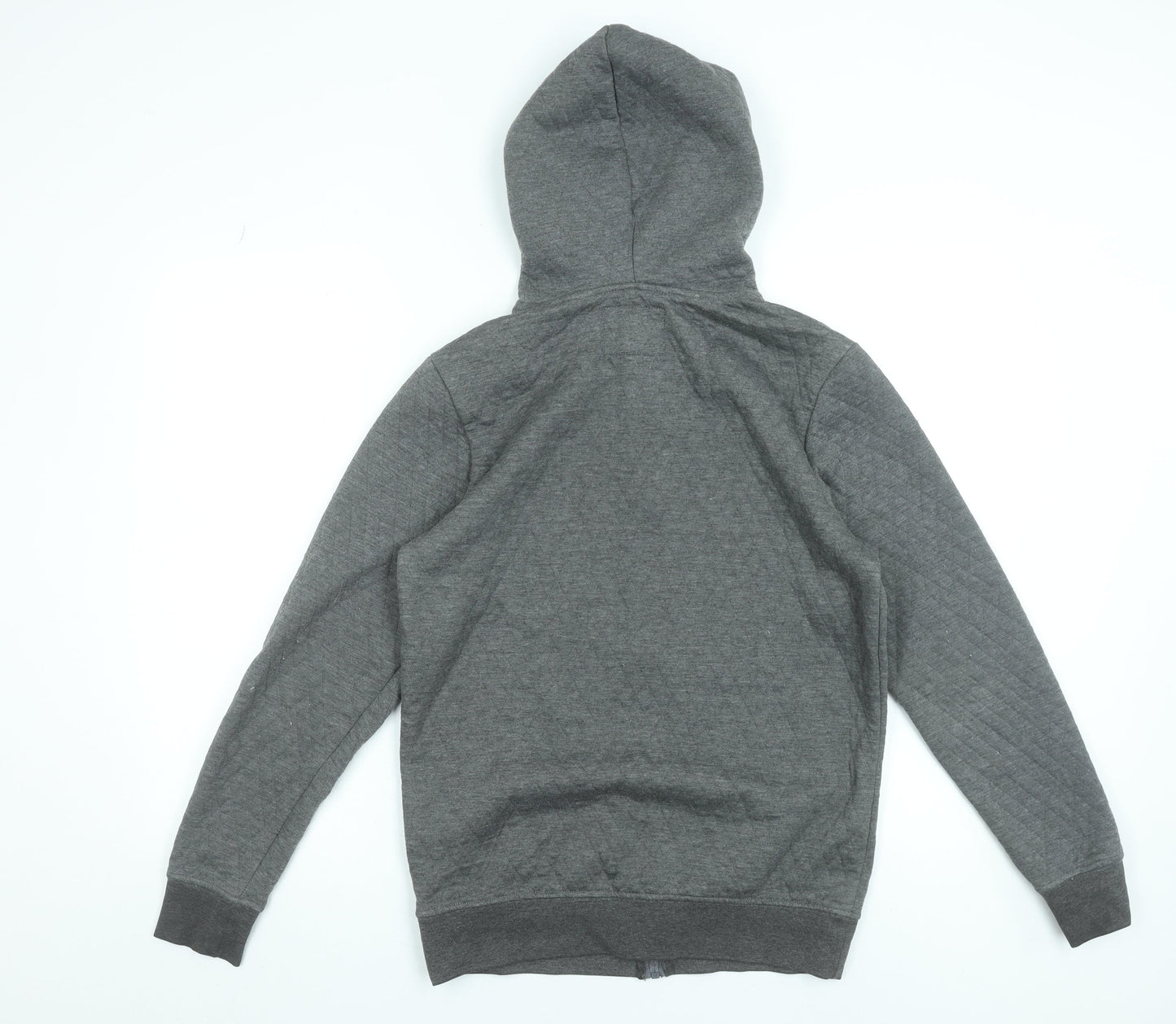 Mens UK S Regular JACK & JONES Grey Full Zip Hoodie