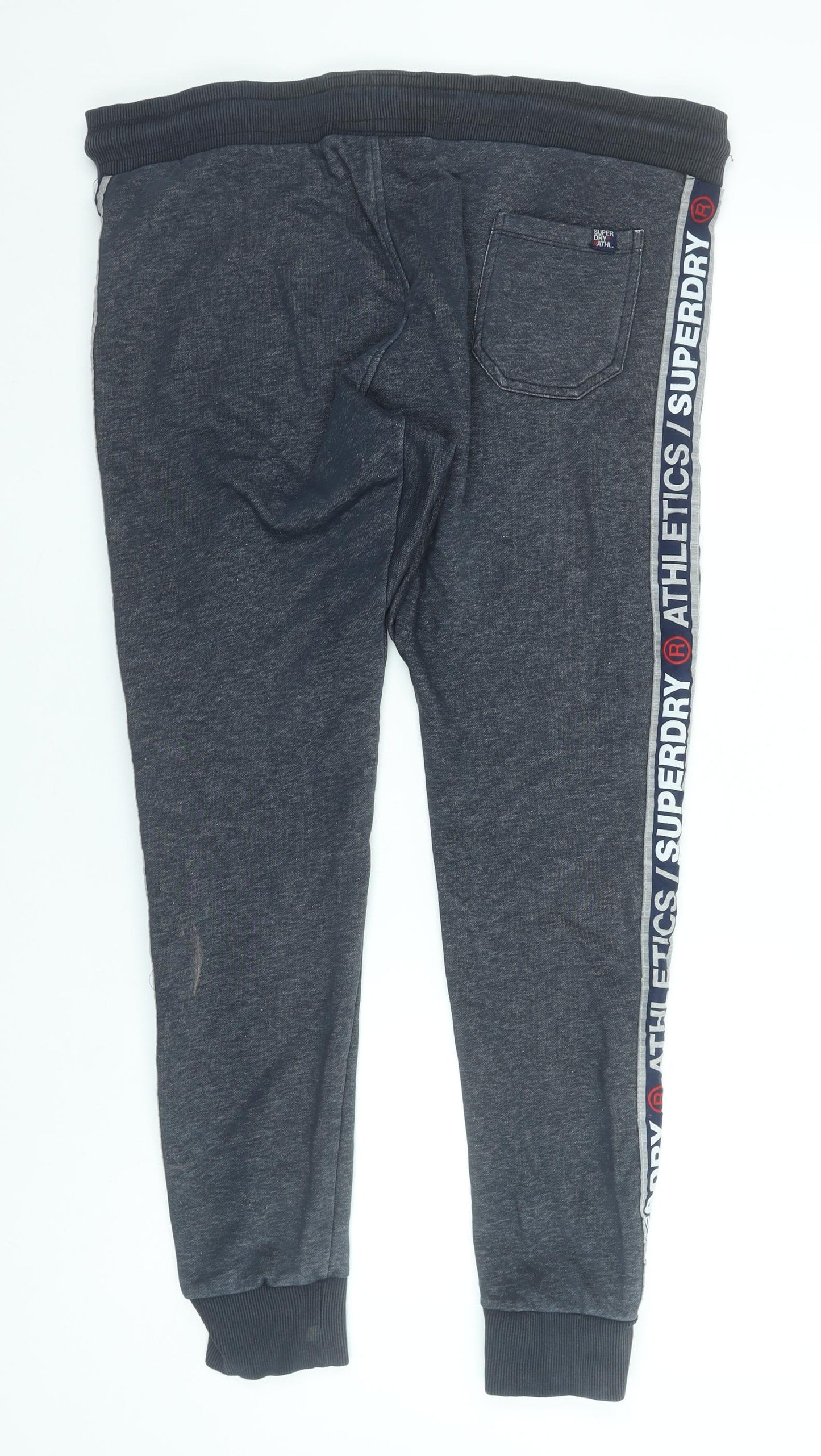 Superdry Men's Grey Jogger Trousers XL Athletic Sports Style