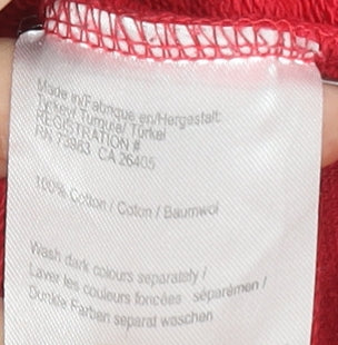 Helly Hansen Womens Red Full Zip Hoodie XL Cotton Workwear