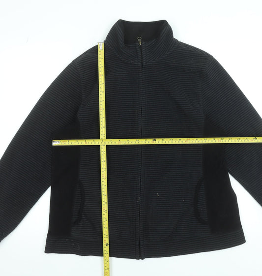 Old Navy Men’s Black XL Fleece Full Zip Jacket