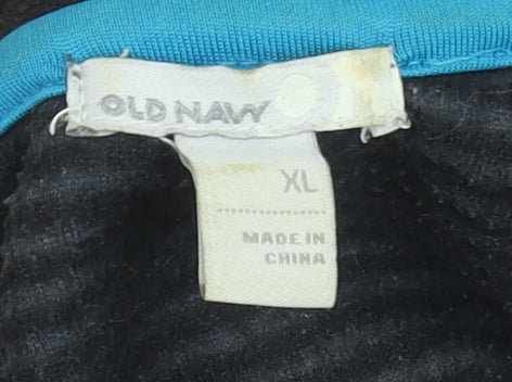 Old Navy Men’s Black XL Fleece Full Zip Jacket